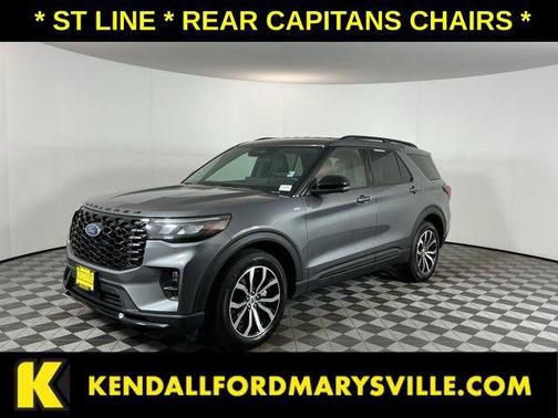 Gray Metallic 2026 Ford Explorer ST-Line