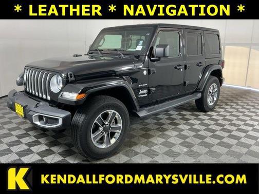 Black 2021 Jeep Wrangler Unlimited Sahara