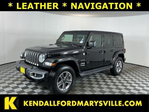 Black 2021 Jeep Wrangler Unlimited Sahara