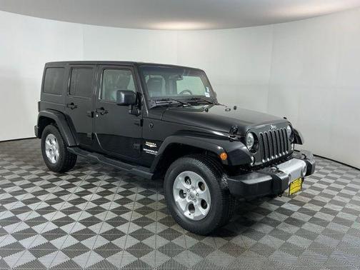 Black Clearcoat 2014 Jeep Wrangler Unlimited Sahara