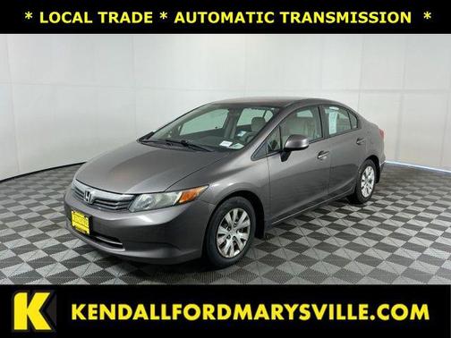Urban Titanium Metallic 2012 Honda Civic LX