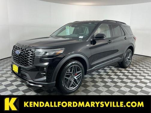 Agate Black Metallic 2026 Ford Explorer ST-Line