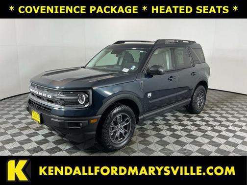 Alto Blue Metallic Tinted Clearcoat 2023 Ford Bronco Sport Big Bend
