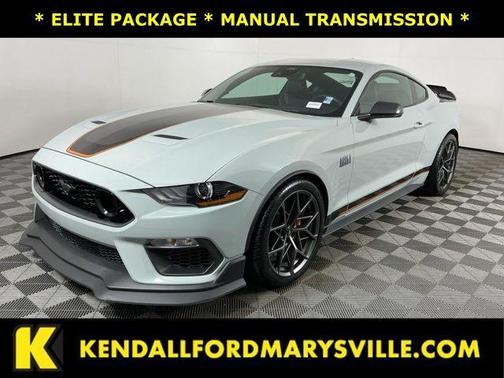 Fighter Jet Gray 2021 Ford Mustang Mach 1 Fastback