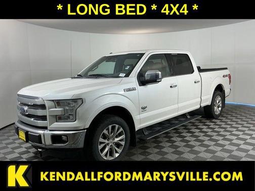 White Platinum Clearcoat Metallic 2015 Ford F-150 Platinum