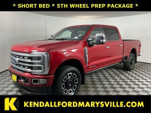Rapid Red Metallic Tinted Clearcoat 2024 Ford F-350 Platinum