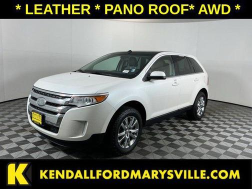 White Platinum Clearcoat Metallic 2011 Ford Edge Limited