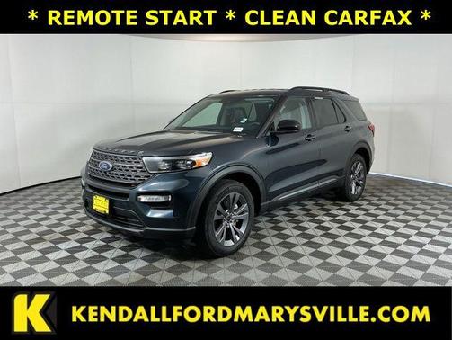 Stone Blue Metallic 2023 Ford Explorer XLT