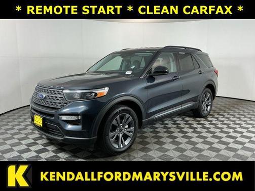 Stone Blue Metallic 2023 Ford Explorer XLT