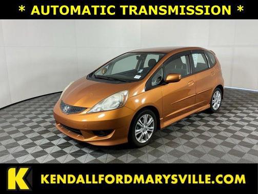 Orange Revolution Metallic 2010 Honda Fit Sport