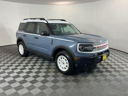 Azure Gray Metallic Tri-Coat 2025 Ford Bronco Sport Heritage