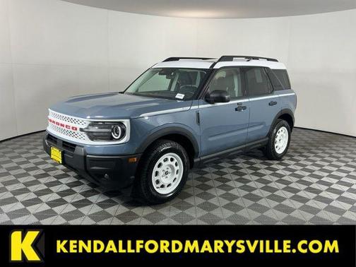 Azure Gray Metallic Tri-Coat 2025 Ford Bronco Sport Heritage