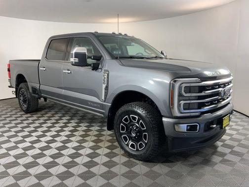 Gray 2024 Ford F-350 Platinum