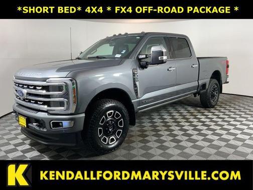 Gray 2024 Ford F-350 Platinum
