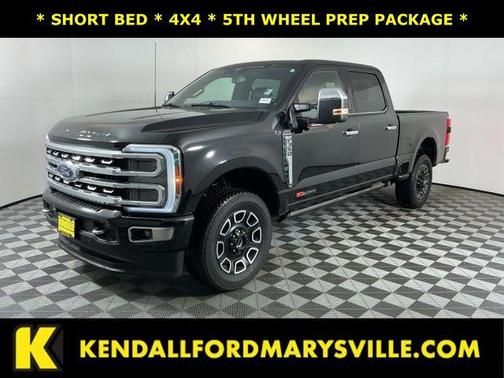 Agate Black Metallic 2024 Ford F-350 Platinum