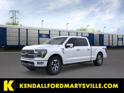 Star White Metallic Tri-Coat 2026 Ford F-150 Platinum