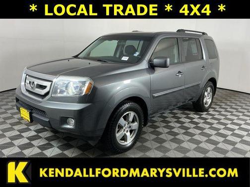 Polished Metal Metallic 2011 Honda Pilot EX