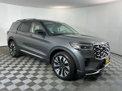 Carbonized Gray Metallic 2026 Ford Explorer Platinum
