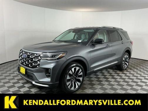 Carbonized Gray Metallic 2026 Ford Explorer Platinum