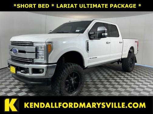 White Platinum 2018 Ford F-350 Platinum