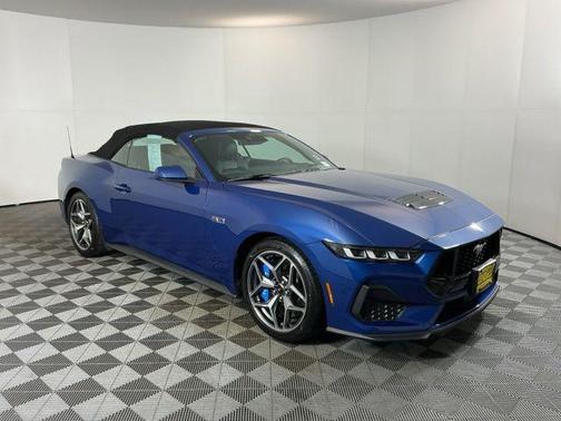 Atlas Blue Metallic 2024 Ford Mustang GT Premium