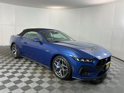 Atlas Blue Metallic 2024 Ford Mustang GT Premium