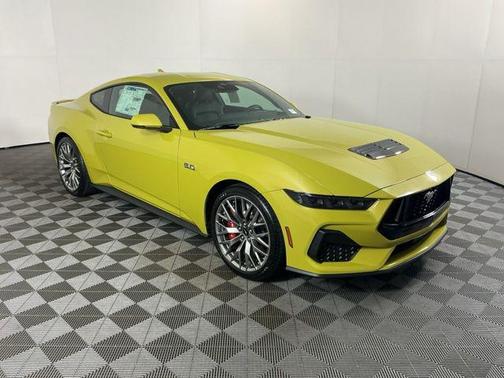 Intense Lime Yellow Metallic 2025 Ford Mustang GT Premium