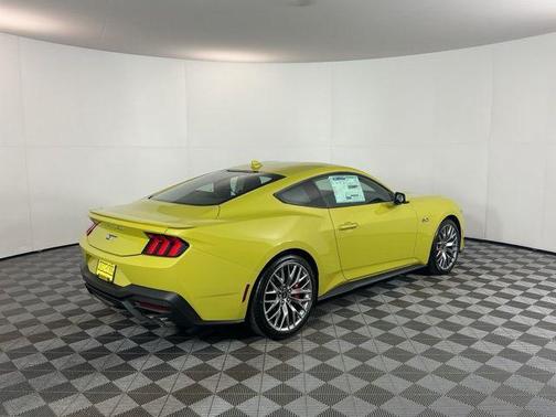 Intense Lime Yellow Metallic 2025 Ford Mustang GT Premium