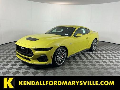 Intense Lime Yellow Metallic 2025 Ford Mustang GT Premium