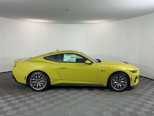 Intense Lime Yellow Metallic 2025 Ford Mustang GT Premium