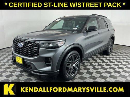 Gray Metallic 2025 Ford Explorer ST-Line