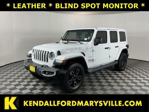 Bright White Clearcoat 2018 Jeep Wrangler Unlimited Sahara