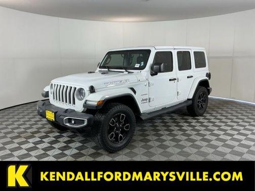 Bright White Clearcoat 2018 Jeep Wrangler Unlimited Sahara