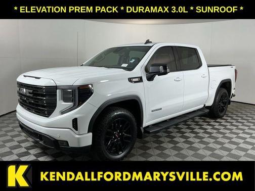 Summit White 2024 GMC Sierra 1500 Elevation