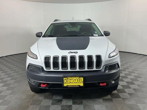 Bright White Clearcoat 2017 Jeep Cherokee Trailhawk