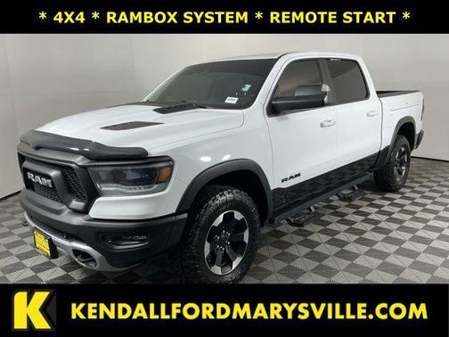 Bright White Clearcoat 2021 RAM 1500 Rebel