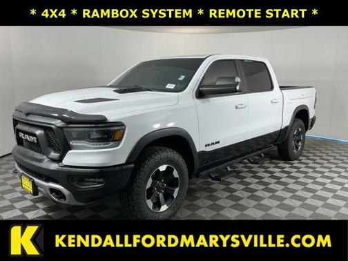 Bright White Clearcoat 2021 RAM 1500 Rebel