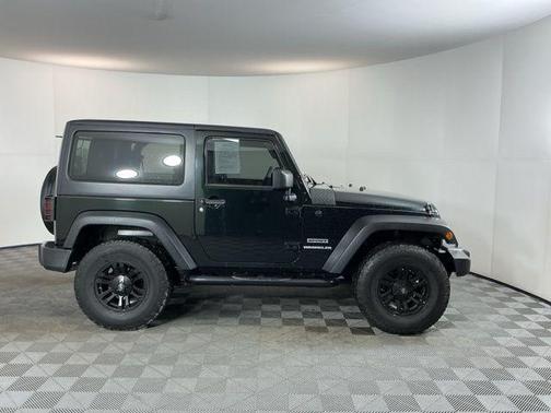 Black Forest Green Pearlcoat 2012 Jeep Wrangler Sport