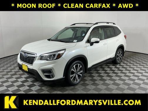 Crystal White Pearl 2019 Subaru Forester Limited