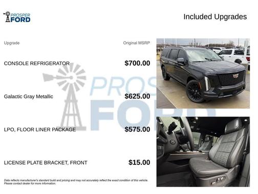 2025 Cadillac Escalade ESV Sport Platinum