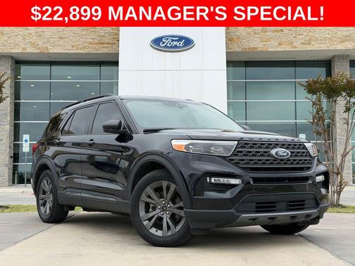 Agate Black 2021 Ford Explorer XLT