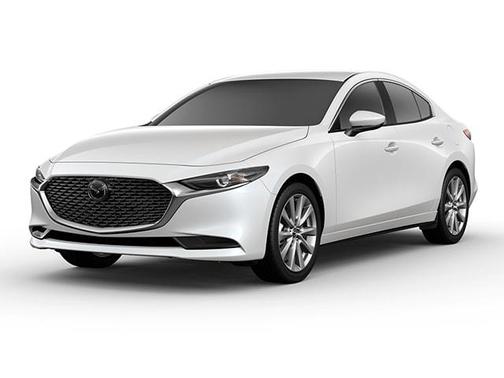 Snowflake White Pearl Mica 2019 Mazda Mazda3 FWD w/Preferred Package