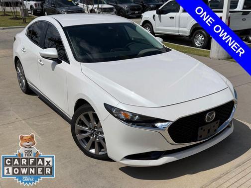 Snowflake White Pearl Mica 2019 Mazda Mazda3 FWD w/Preferred Package