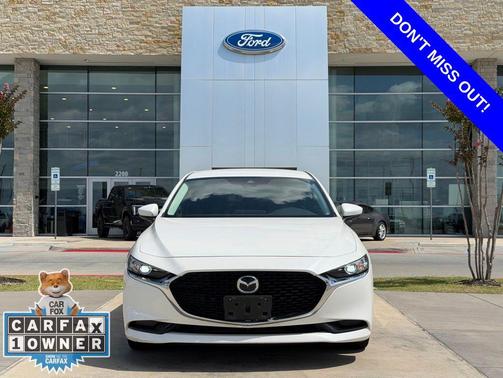 Snowflake White Pearl Mica 2019 Mazda Mazda3 FWD w/Preferred Package