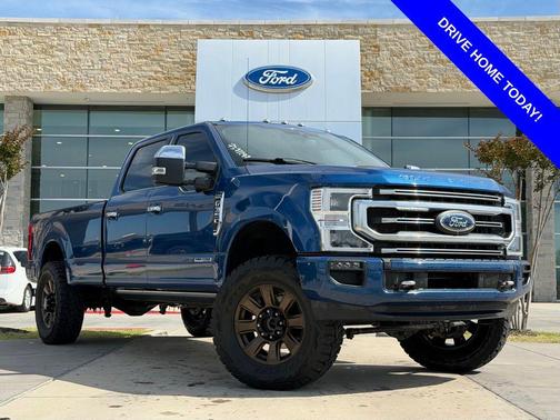Blue Metallic 2022 Ford F-350 Platinum