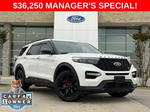 Star White Tri-Coat 2023 Ford Explorer ST