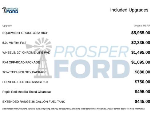 Red Metallic 2022 Ford F-150 XLT