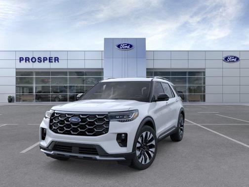 Space Silver 2026 Ford Explorer Platinum