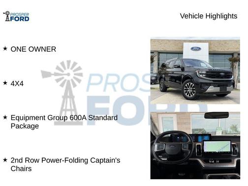 Agate Black 2025 Ford Expedition Max Platinum