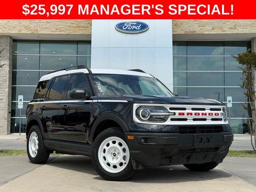 Shadow Black 2024 Ford Bronco Sport Heritage